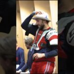 Vincent Trocheck gets the Broadway Hat 👏🎩 #mikazibanejad #vincenttrocheck #nhlplayoffs #nyr