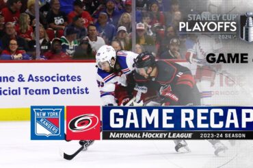 Gm 4: Rangers @ Hurricanes 5/11 | NHL Highlights | 2024 Stanley Cup Playoffs