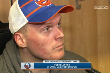 Robin Lehner: This One Felt Good | New York Islanders Post Game