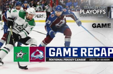 Gm 3: Stars @ Avalanche 5/11 | NHL Highlights | 2024 Stanley Cup Playoffs
