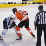 Chris Thorburn vs Wayne Simmonds Feb 23, 2013
