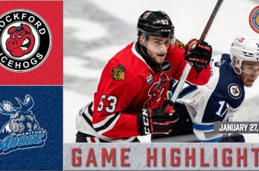 IceHogs Highlights: IceHogs vs Moose 1/27/24