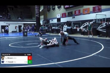 Tyler Kasak(PSU) Highlights vs Logan Brown(ARMY) 11/19/23 (Jeff Byers Audio)