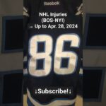 NHL Injuries (BOS-NYI) After Games of April 27, 2024