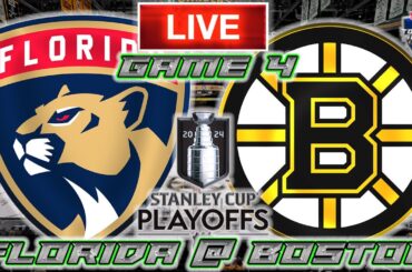 Florida Panthers vs Boston Bruins Game 4 LIVE Stream Game Audio | NHL Playoffs Streamcast & Chat