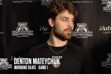 Denton Mateychuk - Game 1 Morning Skate