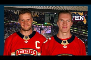 Sasha Barkov, Anton Lundell After Florida Panthers 3-2 Win Over Boston Bruins in Game 4