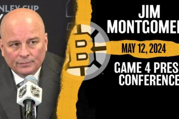 Jim Montgomery Reacts To Officiating In Bruins Game 4 Loss To Panthers