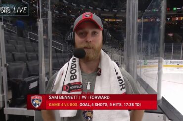 Sam Bennett, the menace, speaks on the Marchand hit and tonight’s game tying goal / 12.05.2024