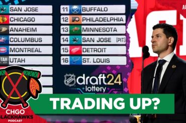 Will Chicago Blackhawks GM Kyle Davidson trade up in the 2024 NHL Draft? | CHGO Blackhawks Podcast