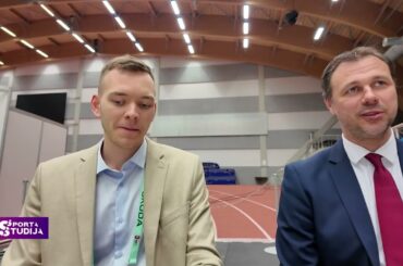 Herberts Vasiļjevs un Lotārs Zariņš pēc Latvijas spēles pret Franciju | PČ hokejs 2024