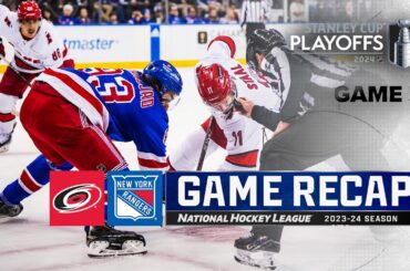 Gm 5: Hurricanes @ Rangers 5/13 | NHL Highlights | 2024 Stanley Cup Playoffs