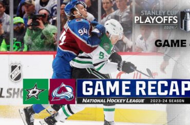 Gm 4: Stars @ Avalanche 5/13 | NHL Highlights | 2024 Stanley Cup Playoffs