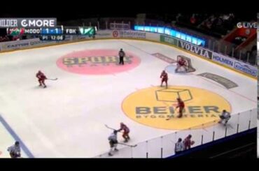 Anton Hedman Elbowing - Illegal hit #2 - SHL 14/15