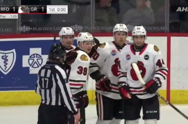Mike Hardman Score For The Rockford Icehogs