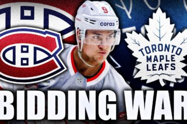 MONTREAL CANADIENS & TORONTO MAPLE LEAFS BIDDING WAR FOR  KHL STAR MAXIM TSYPLAKOV