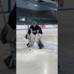 Braden Holt Tommy O’Donnel Edge Goalie Skating Drill by @coachliddell #goalietraining #goaliecoaches