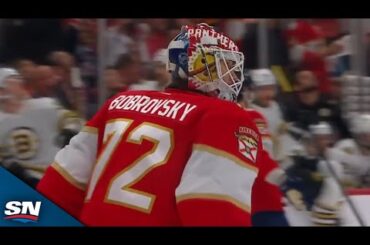 Sergei Bobrovsky Makes Back-To-Back Breakaway Saves vs. Bruins