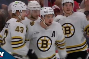 Charlie McAvoy Hops Off Bench To Snipe Goal Past Sergei Bobrovsky