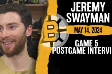 Bruins' Jeremy Swayman On Teams Game 5 Performance vs. Florida Panthers