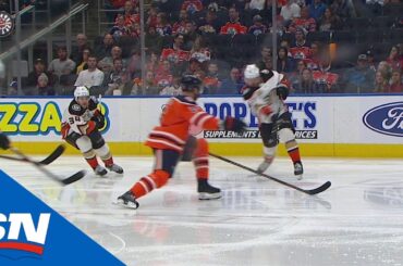 Rickard Rakell Takes Advantage Of Oilers' Turnover With Wicked Wrister