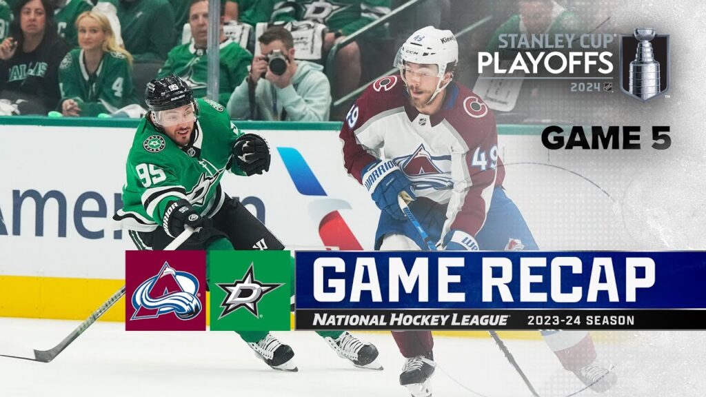 Gm 5: Avalanche @ Stars 5/15 | NHL Highlights | 2024 Stanley Cup Playoffs