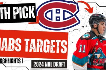 Who Should The Montreal Canadiens Draft with Their 5th Overall Pick ? | 2024 NHL Draft