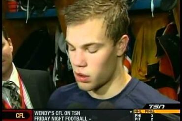 JORDAN EBERLE'S FIRST GOAL AND THE NEW ERA OILERS FIRST GAME