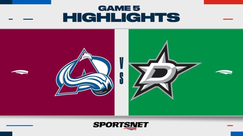 NHL Game 5 Highlights | Avalanche vs. Stars – May 15, 2024