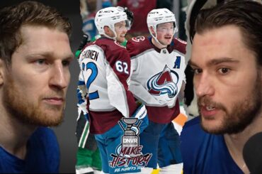 MacKinnon & Drouin Happy After Avs Pull Out Big Win in Game 5