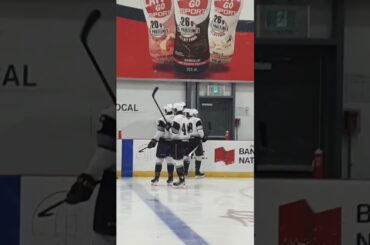 Maxime Comtois à l'entraînement