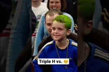 Triple H tries to fight a young WWE fan #Short