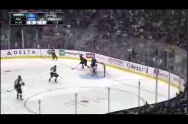 Ryan McDonagh Shorthanded Goal From 180 ft Away 10/7/13 [Against Los Angeles Kings]