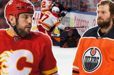 Milan Lucic BULLDOZED Mike Smith