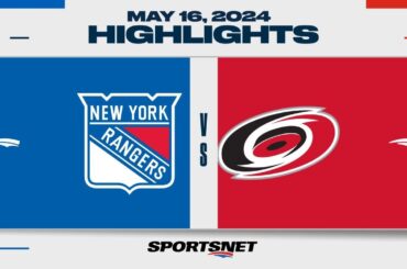 NHL Game 6 Highlights | Rangers vs. Hurricanes - May 16, 2024