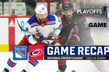 Gm 6: Rangers @ Hurricanes 5/16 | NHL Highlights | 2024 Stanley Cup Playoffs