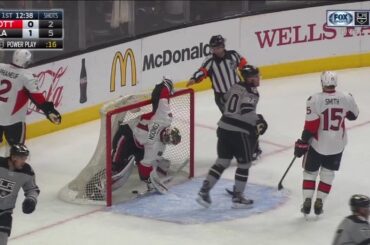 Alec Martinez Scores on Mike Condon | Kings Lead Senators 2-0