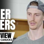 Tyler Myers Reacts to Vancouver Canucks vs. Edmonton Oilers Playoff Series & Quinn Hughes Growth