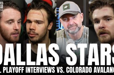 Jake Oettinger, Logan Stankoven, Sam Steel & Peter DeBoer Discuss Dallas vs. Colorado Before GM6