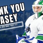 CASEY DESMITH COMES UP BIG IN CANUCKS 2-1 WIN OVER THE PREDATORS