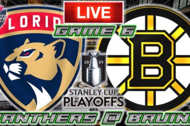 Florida Panthers vs Boston Bruins Game 6 LIVE Stream Game Audio | NHL Playoffs Streamcast & Chat