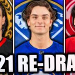 I Re-Drafted the ENTIRE 1st Round of the 2021 NHL Draft… (FULL Top 32)