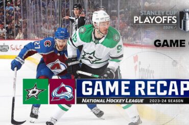Gm 6: Stars @ Avalanche 5/17 | NHL Highlights | 2024 Stanley Cup Playoffs