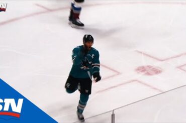 Joe Pavelski Back In The Lineup Redirects Brent Burns Point Shot