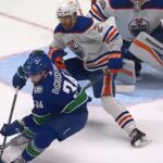 Canucks' Phillip Di Giuseppe Spins-And-Scores Backhander Amid Oilers Offside Confusion