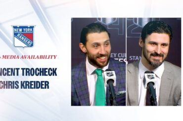 NYR at CAR: Vincent Trocheck and Chris Kreider Postgame Availability | May 16, 2024