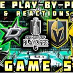 Game 5 Drama: Dallas Stars vs. Vegas Golden Knights!