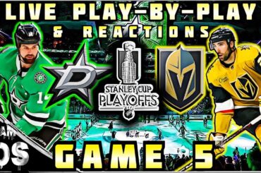 Game 5 Drama: Dallas Stars vs. Vegas Golden Knights!