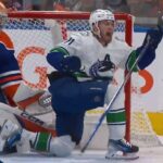 Canucks' Nils Hoglander Fires Back With Goal In Tight vs. Oilers