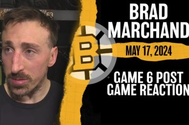 Brad Marchand On Game 6 Performance vs. Florida Panthers